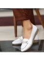 Join Beyaz Cilt Babet Ayakkabı