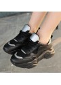 Wita Siyah Cilt Bağcıklı Spor Ayakkabı