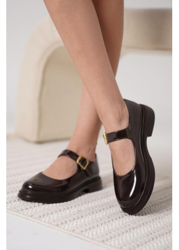 Yokox Kahverengi Rugan Oxford Ayakkabı