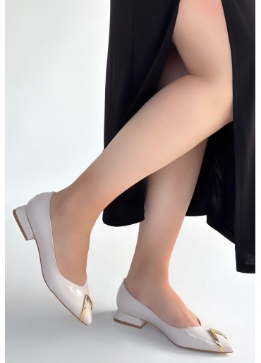 Goes Bej Rugan Babet Ayakkabı