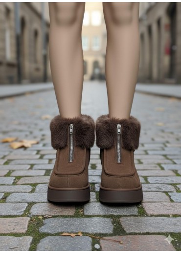 Zinya Kahverengi Süet Bot