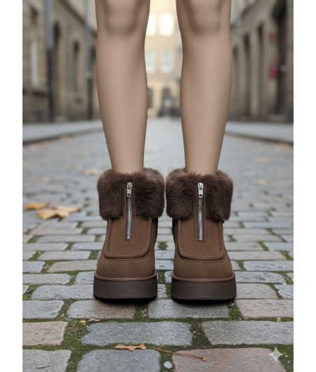 Zinya Kahverengi Süet Bot Zinya Kahverengi Süet Bot