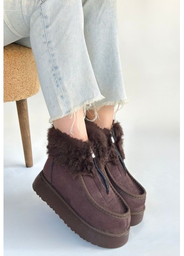 Zinya Kahverengi Süet Bot