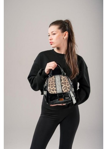 Ojwe Siyah Cilt Kol ve Sırt Çantası