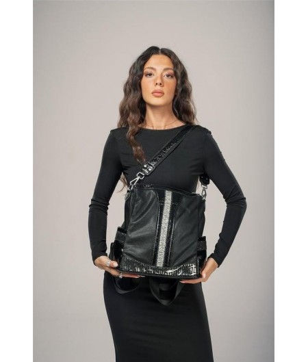 Ejya Siyah Cilt Kol Ve Omuz Çantası