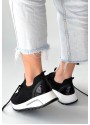 Feort Siyah Triko Bağcıklı Spor Ayakkabı