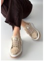Ceans Bej Süet Bağcıklı Spor Ayakkabı Ceans Bej Süet Bağcıklı Spor Ayakkabı