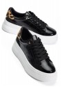 Jetan Siyah Rugan Bağcıklı Spor Ayakkabı
