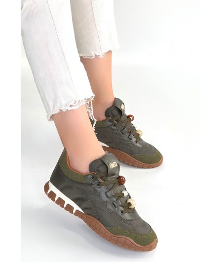 Tues Yeşik Nubuk Bağcıklı Spor Ayakkabı Tues Yeşik Nubuk Bağcıklı Spor Ayakkabı