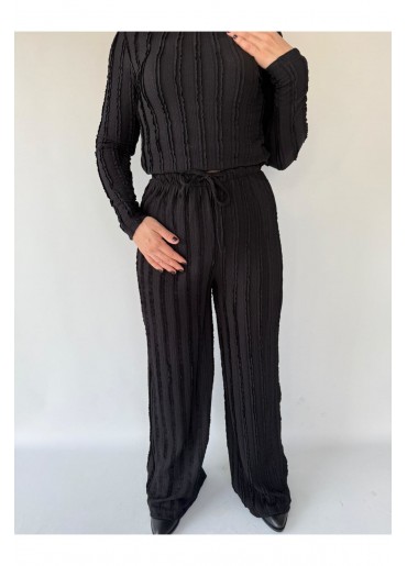 Ritim Siyah Püsküllü İkili Takım