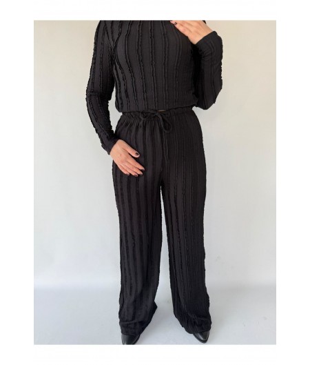 Ritim Siyah Püsküllü İkili Takım