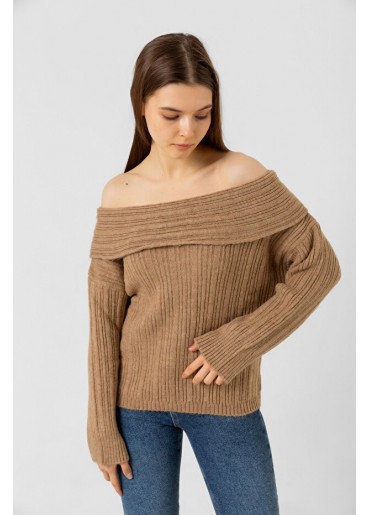 Detto Camel Degaje Yaka Fitilli Kazak