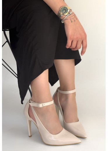 Wenni Bej Rugan Stiletto Ayakkabı