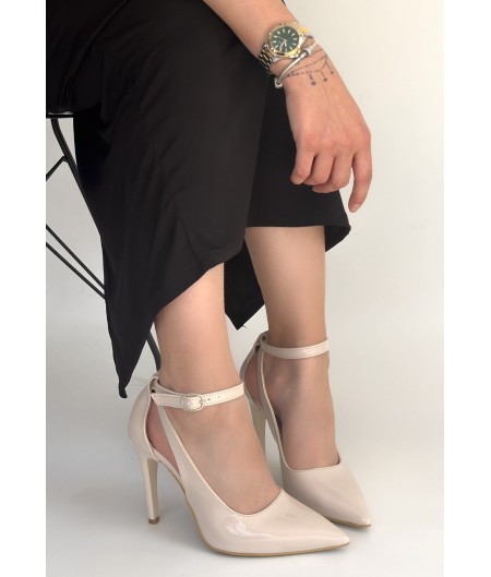 Wenni Bej Rugan Stiletto Ayakkabı