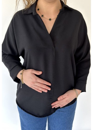 Witor Siyah Yarasa Kol Gömlek