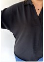 Witor Siyah Yarasa Kol Gömlek