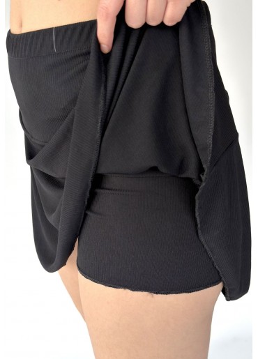 Sıby Siyah Şort Etek