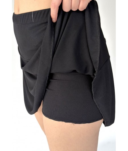 Sıby Siyah Şort Etek