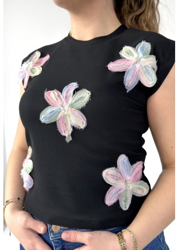 Bigd Siyah Kısa Kollu Tişört