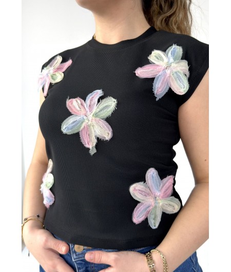 Bigd Siyah Kısa Kollu Tişört