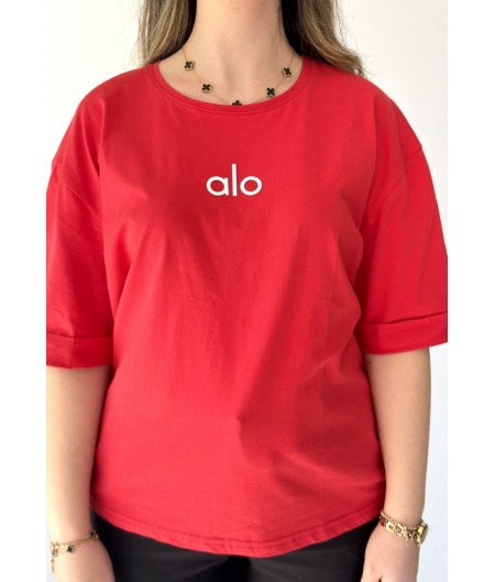 Garden Kırmızı Kısa Kollu Tişört