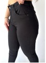 Nelin Siyah Likralı Kot Pantolon