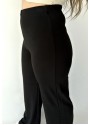 Gijja Siyah Beli Lastikli Bol Paça Pantolon Gijja Siyah Beli Lastikli Bol Paça Pantolon
