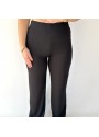Gijja Siyah Beli Lastikli Bol Paça Pantolon Gijja Siyah Beli Lastikli Bol Paça Pantolon