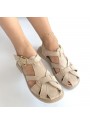 Taney Bej Süet Sandalet Taney Bej Süet Sandalet